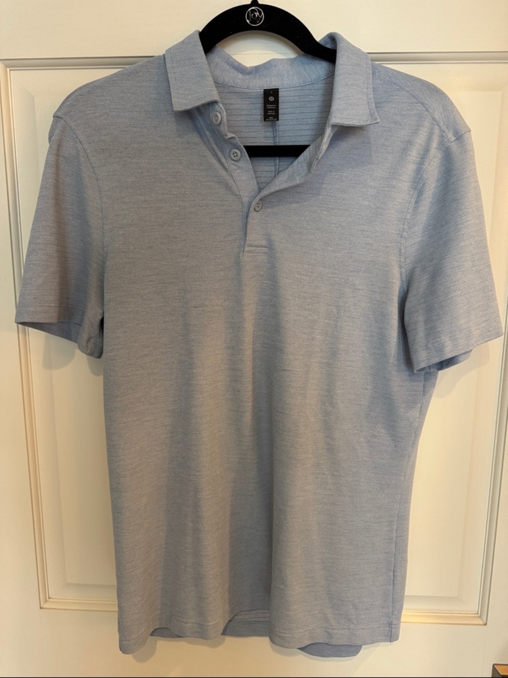 lululemon athletica Men's Light Blue Polo Shirt